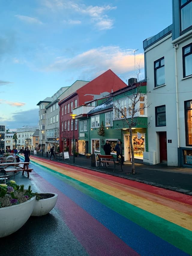 Skólavörðustígur Rainbow Street
